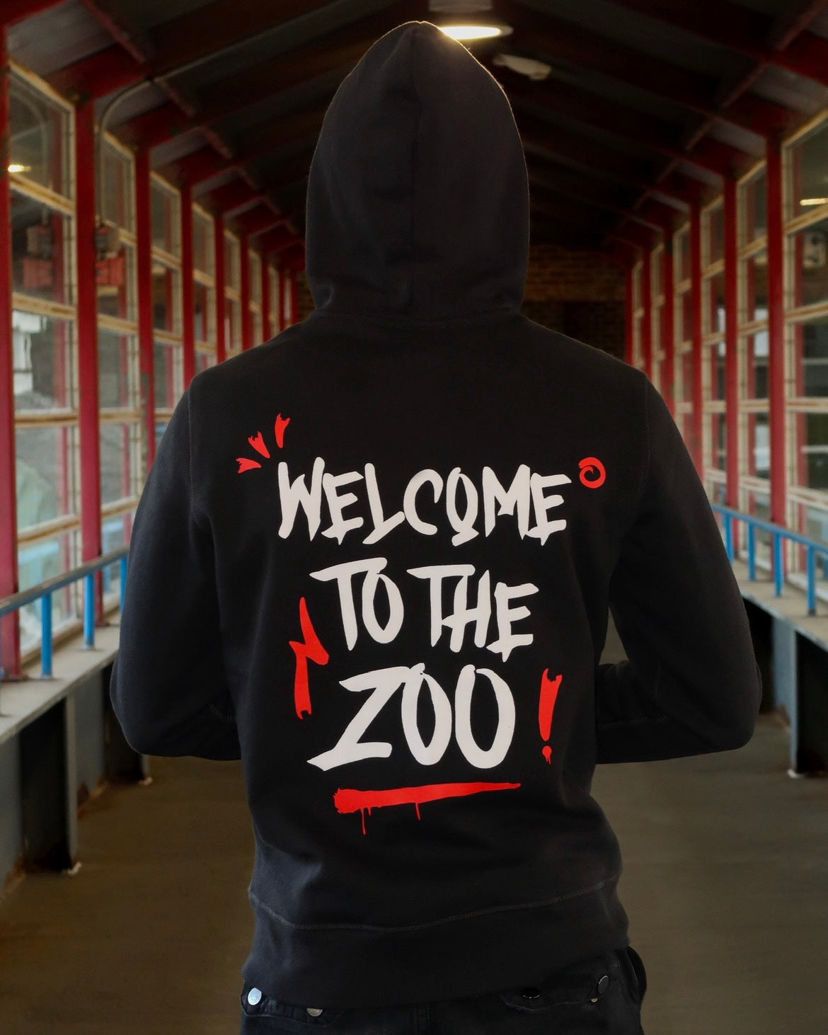 FULL ZIP WELCOME TO THE ZOO HOODIE